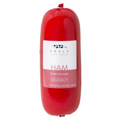 HAM boiled vegan sausage 380 g, AMALA