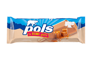 POLS vanilla-flavored ice cream with toffee-flavored glaze 120ml