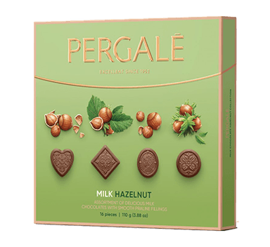 Chocolate candies PERGALĖ HAZELNUT 110 g