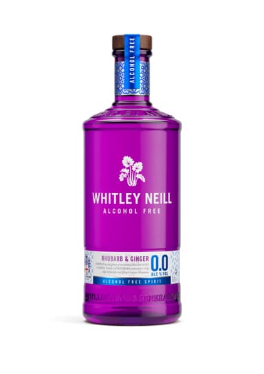 Nealkoholinis džinas WHITLEY NEILL, Rhubarb & Ginger, 0,0%, 0,7l