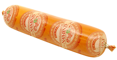 Smoked melted ROKIŠKIS HOMEMADE cheese with ham, 40% fat content, 250 g