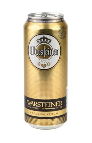 Beer WARSTEINER Premium Verum, 4,8%, 0,5 l, can