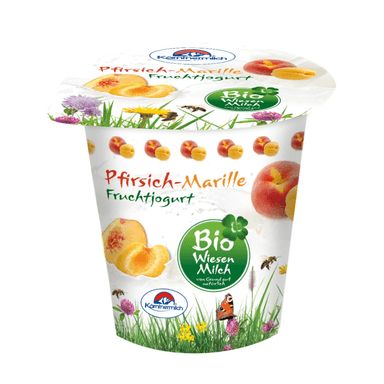 Yogurt with peaches and apricots PFIRSICH-MARILLE BIO, organic