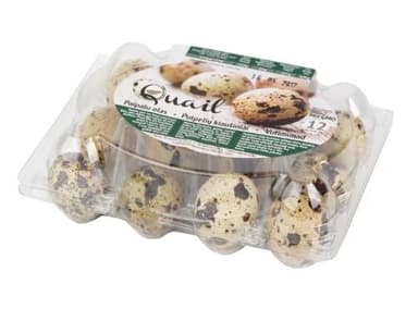 Quail eggs, 12 pieces. (M)