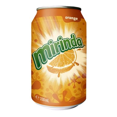 Soft drink MIRINDA Orange 0.33 L, can