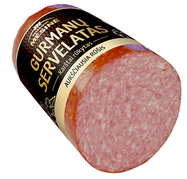 Gourmet hot smoked salami, 600 g