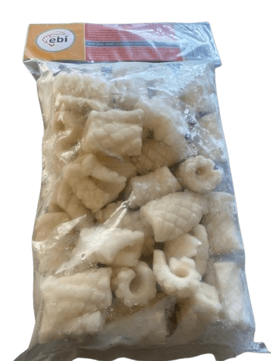 Šaldyta, blanširuota, didžiojo skraidkalmario filė "Matsukasa", be odos, 20% glazūra 1kg