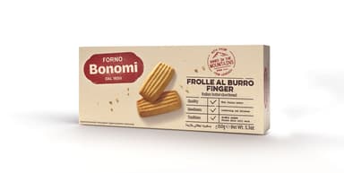 Butter cookies FORNO BONOMI, Finger, 150 g