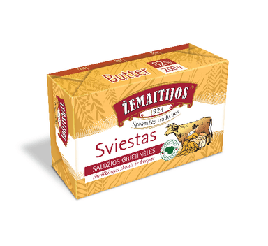 Butter ZEMAITIJOS, 82% fat, prewraped, 200 g