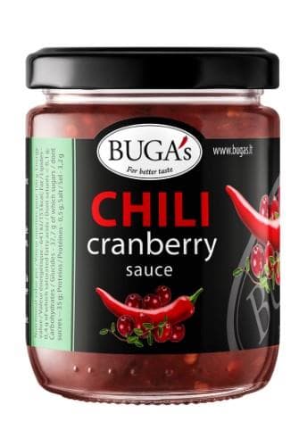 Chili cranberry sauce BUGA's, 170 g