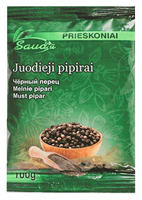 Juodieji pipirai SAUDA (žirneliai), 100 g