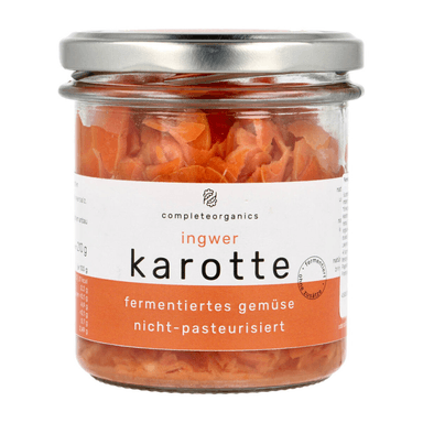 Fermentuotos morkos su imbieru, ekologiškos