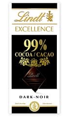 Chocolate LINDT Excellence, black, 99%, 50 g