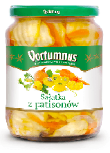 Pattypan salad, VORTUMNUS, 660 g/ 350g