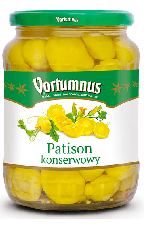 Pickled pattypan squashes, VORTUMNUS, 660 g/300g