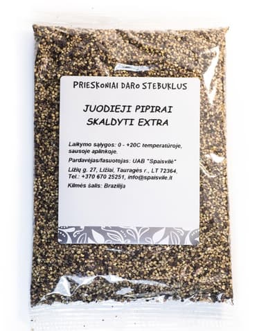 Juodieji pipirai, skaldyti, 100g