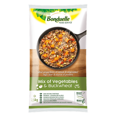 Šaldytas daržovių ir grikių BONDUELLE mišinys, 2,5kg