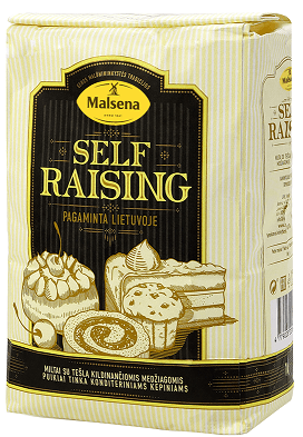 Miltai MALSENA, su tešlą kildinančiomis medžiagomis, 1 kg