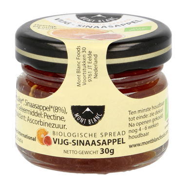 MONT BLANC organic fig and orange jam