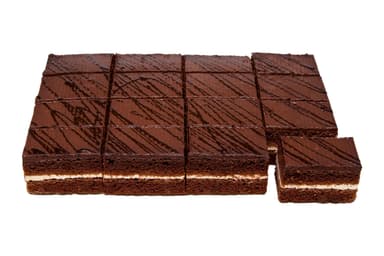 Frozen capital cake, sliced (16x137.5g), 2.2 kg