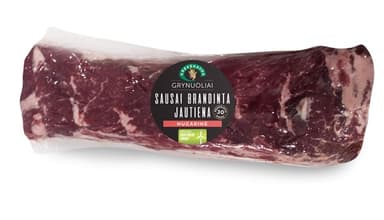 Dry-aged boneless beef loin "GRYNUOLIAI" in vacuum, ~3.5kg