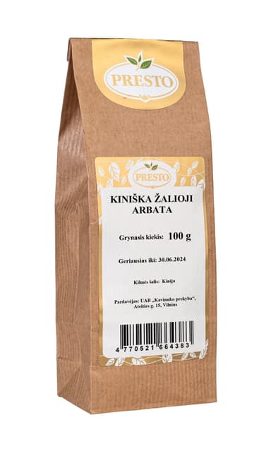 Žalioji arbata Kiniška, 100 g