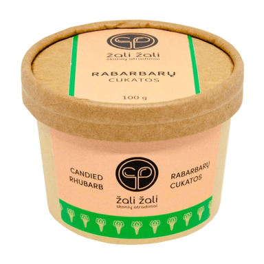 Rhubarb candied fruits