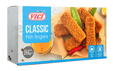Šaldyti žuvies piršteliai VIČI, 250 g