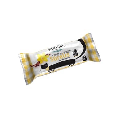 Glaistytas varškės sūrelis VILKYŠKIŲ, vanilės skonio, 24%, 40 g
