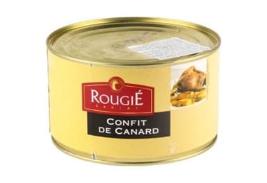 Duck confit ROUGIE, in can, 4 - 5 pcs, 1,35 kg