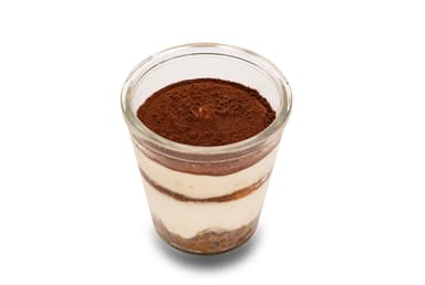 Šaldytas Itališkas desertas TIRAMISU, stiklinėje, 90g (dėžėje 90 g x 10 vnt.)