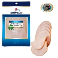 Cooked turkey ham, sliced, 90  g