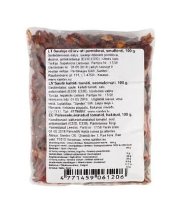 Sun-dried tomatoes, crushed, 100g