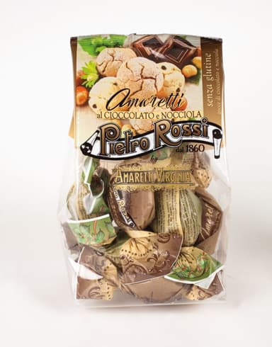 Biscuits PIETRO ROSSI Soft Amaretti, with hazelnuts and dark chocolate,180g