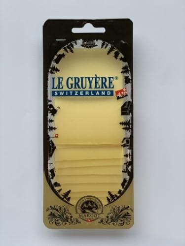 Cheese Gruyere AOP Mild, slices, 150g