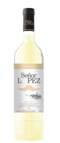 Spain wine SENOR LOPEZ Chardonnay, semi sweet, 0,75 l