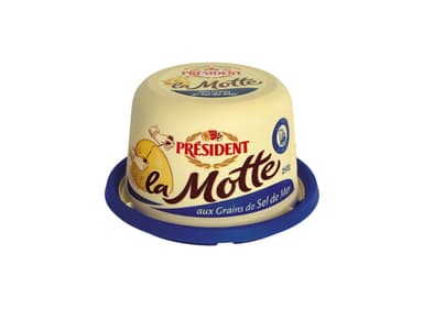 Butter PRESIDENT La Motte, with sea salt, 80% fat, 250g