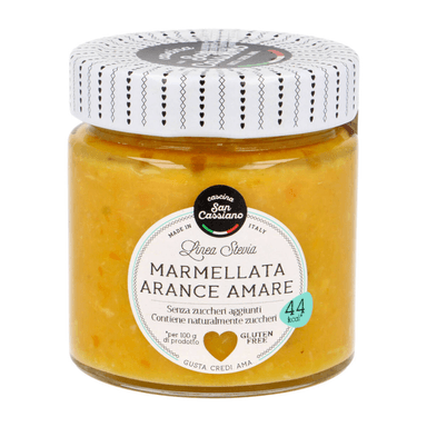 Apelsinų džemas SAN CASSIANO su žievelėmis, su stevija