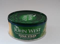 Tuna Chunks in Sunflower Oil, JOHN WEST, 160/104g
