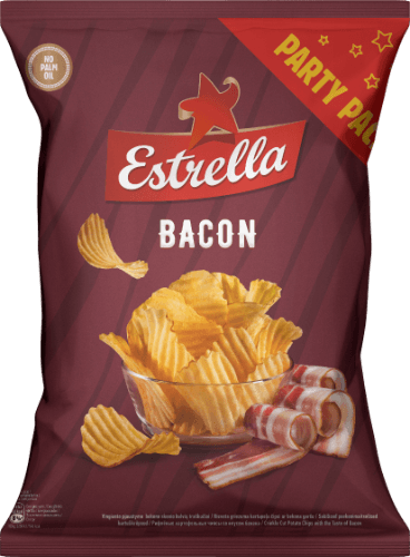 Traškučiai ESTRELLA, šoninės skonio, 180 g