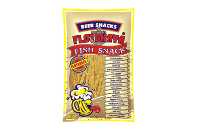 Salted and dried fish straws FLOTSKAYA 35g