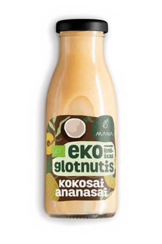 Ananasų ir kokosų glotnutis MANA ekologiškas, 0,25 l  LT-EKO-001