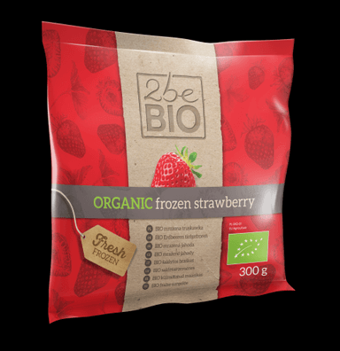 Bio frozen strawberry 2beBIO, 300 g