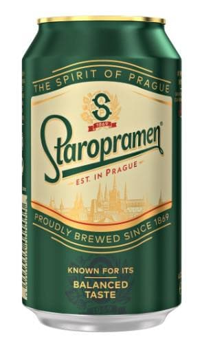 Non-alcoholic beer STAROPRAMEN, 0, 0,33l, can