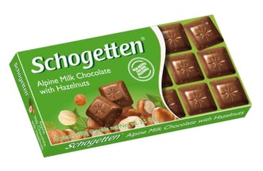Milk chocolate pieces with hazelnuts SCHOGETTEN, 100 g