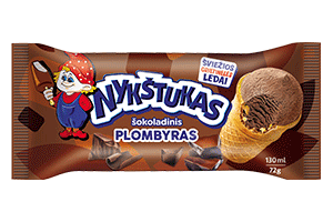 Chocolate ice cream NYKŠTUKAS, 130 ml