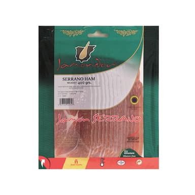 Sliced SERRANO ham, 400 g