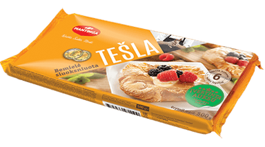 Bemielė šaldyta sluoksniuota tešla, 500 g