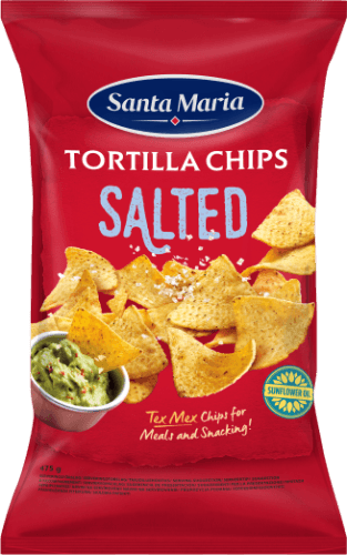 Corn chips SANTA MARIA, with salt, 475g