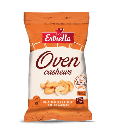 Oven roasted cashews ESTRELLA, with salt, 250 g